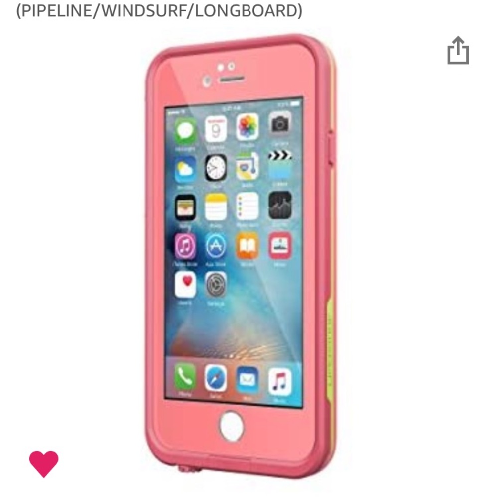 Life proof Pink iPhone 6s case